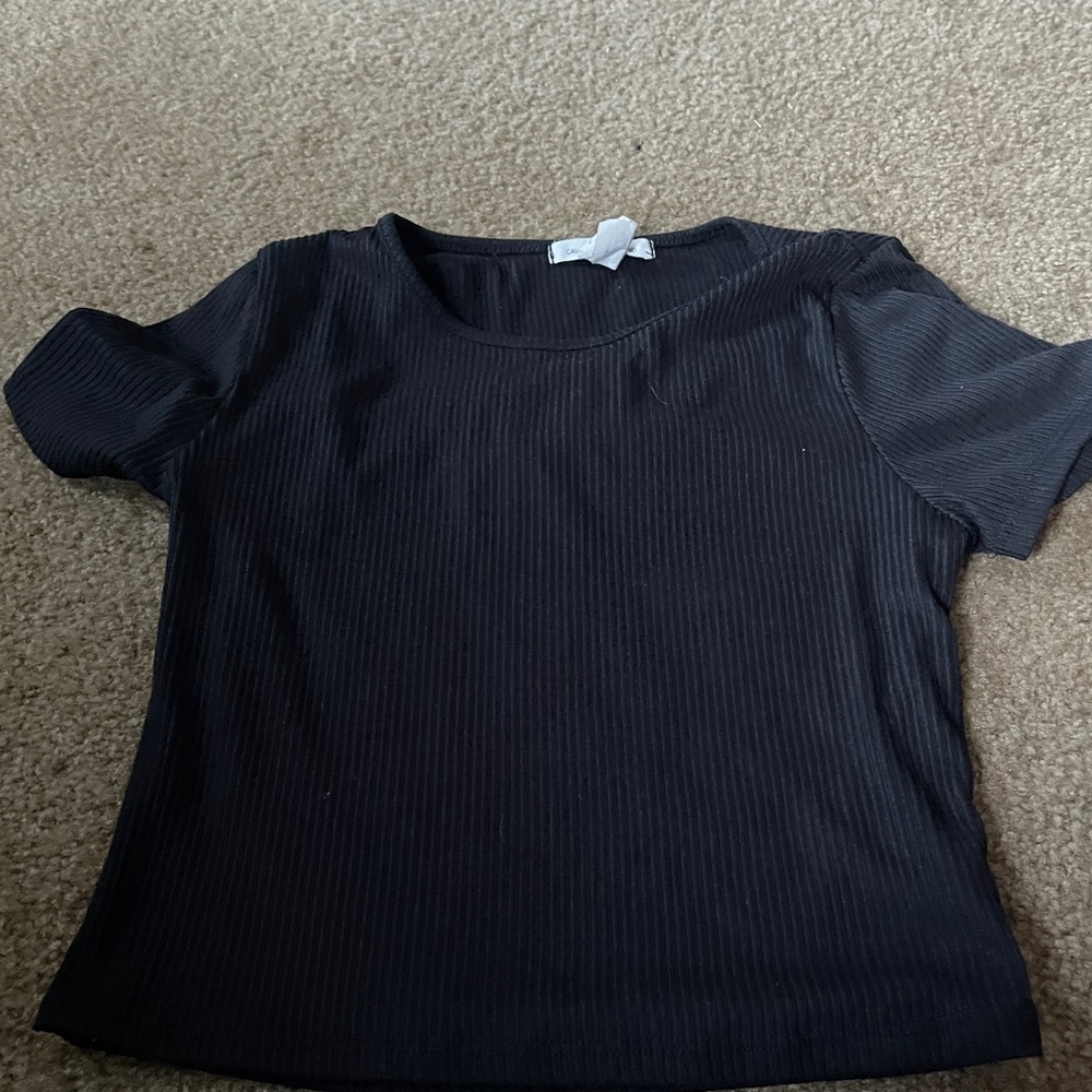 Shirt with open back